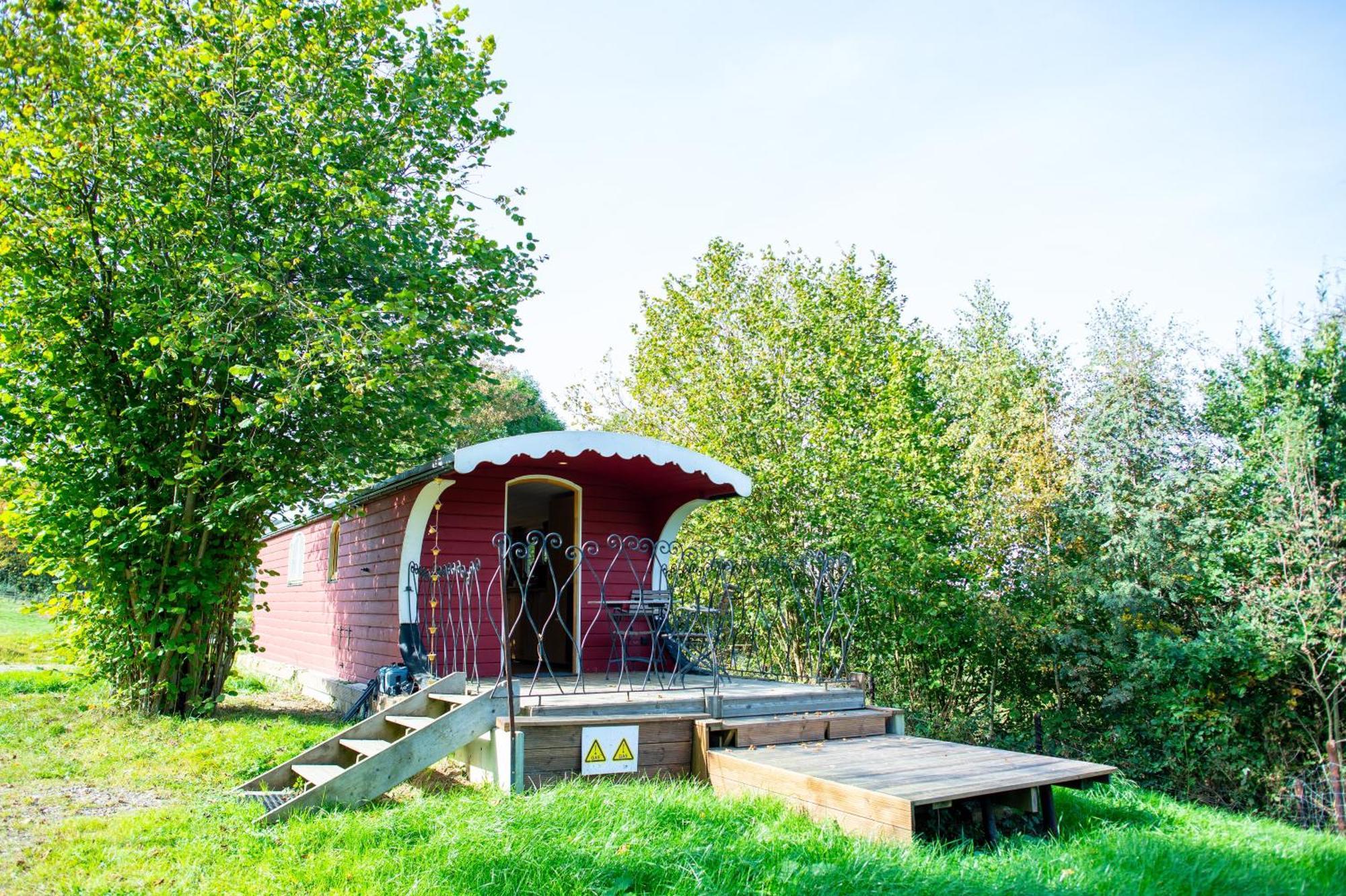 La Tiny House De La Bergerie Villa Lierneux Dış mekan fotoğraf