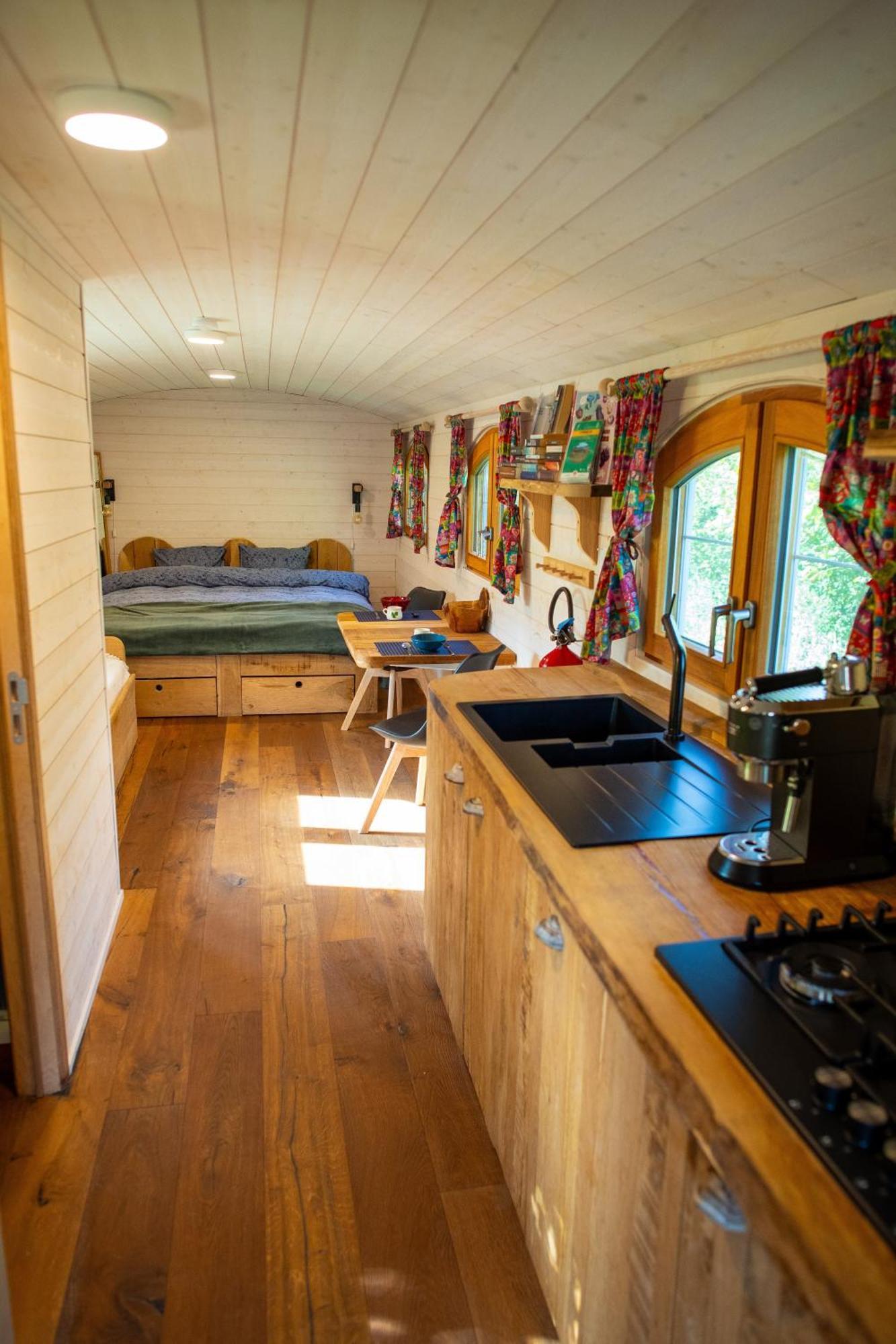 La Tiny House De La Bergerie Villa Lierneux Dış mekan fotoğraf